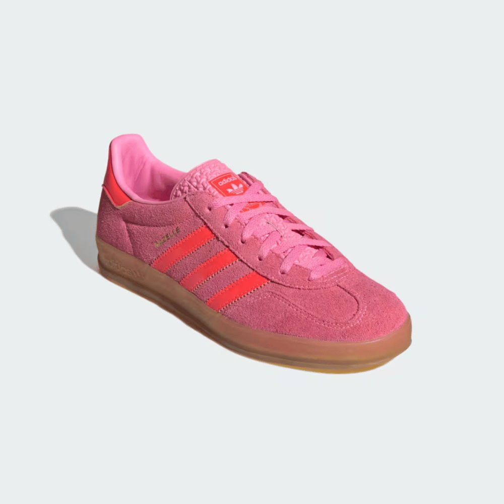 Adidas Gazelle Indoor "Beam Pink Solar Red" Rosa / Vermelho