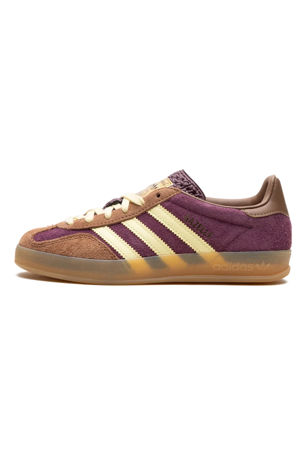 Adidas Gazelle Indoor "Maroon Almost Yellow" Bordô