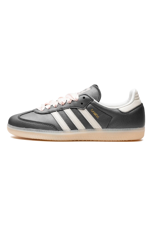 Adidas Samba OG "Black Pink Ribbon Laces" Preto
