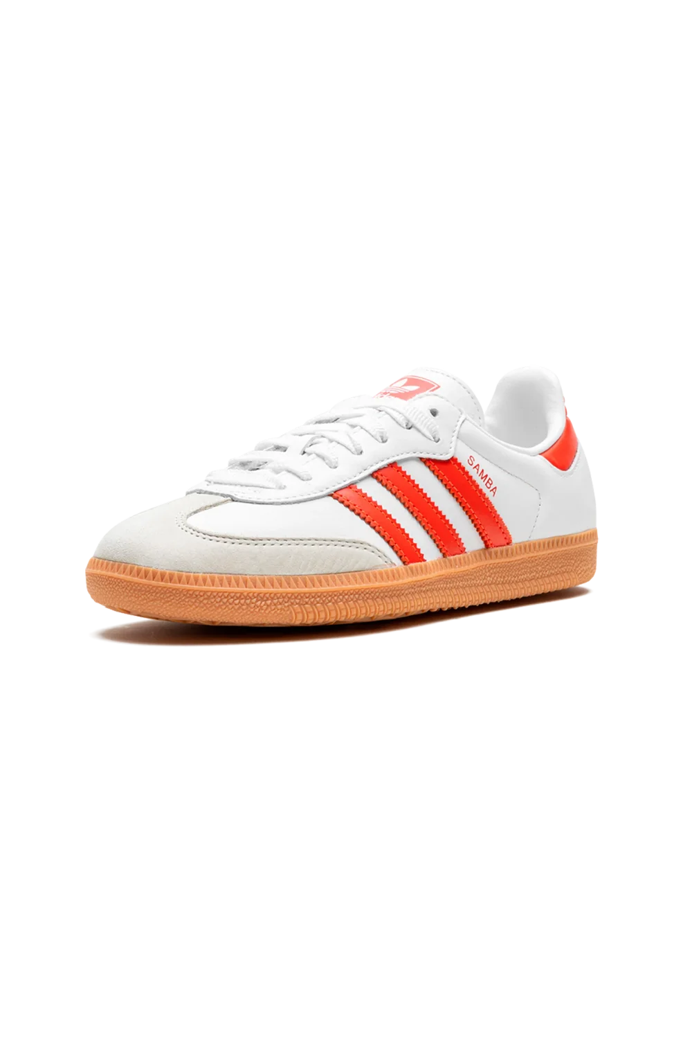 Adidas Samba OG "Solar Red" Branco / Vermelho