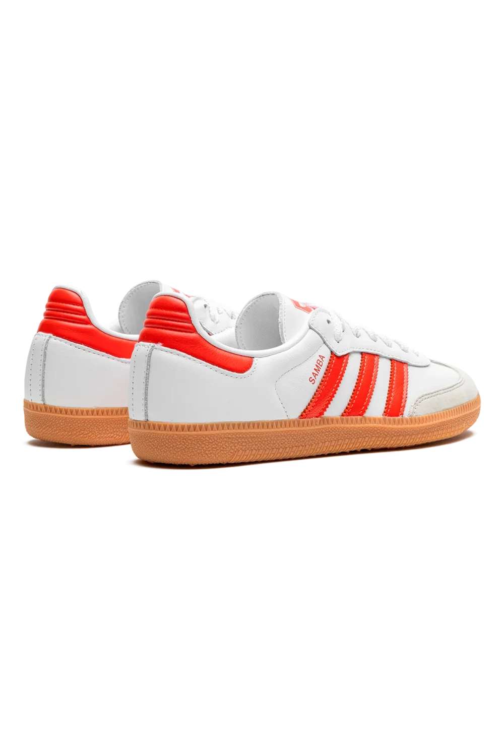 Adidas Samba OG "Solar Red" Branco / Vermelho