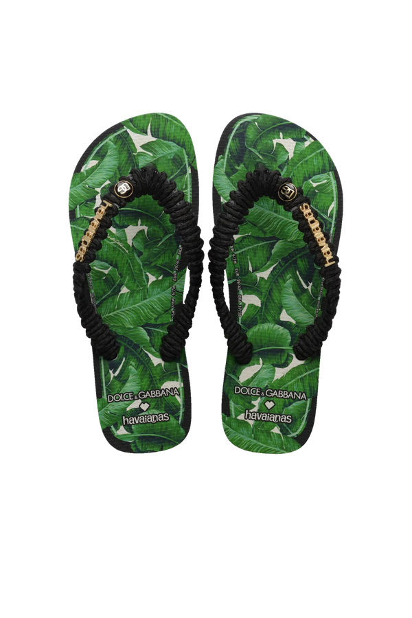 Chinelo Havaianas X Dolce & Gabbana "Banano" Verde