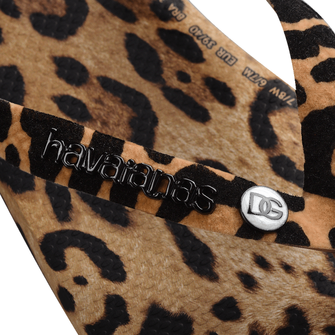 Chinelo Havaianas x Dolce & Gabbana "Leopard"